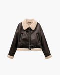 Chaqueta de piel sintética Elora