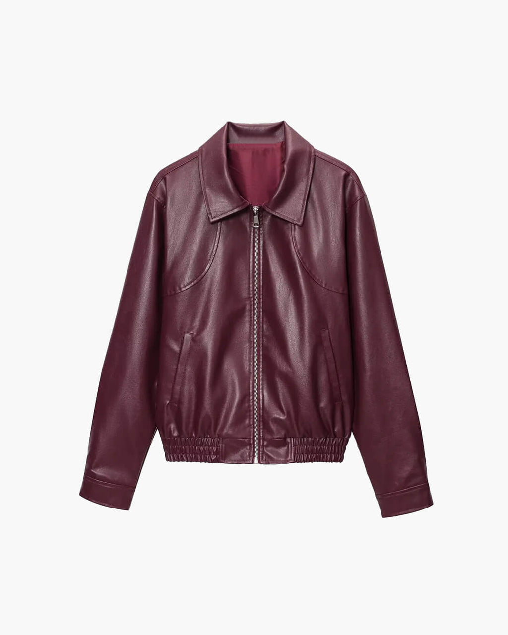 Cazadora bomber de polipiel Harper