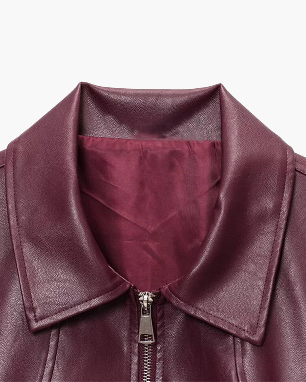 Cazadora bomber de polipiel Harper