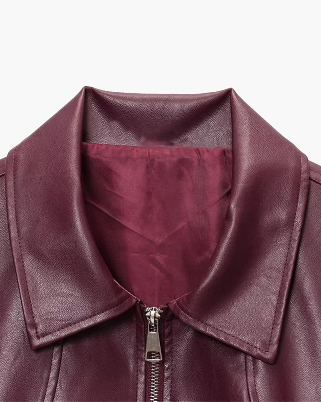 Cazadora bomber de polipiel Harper