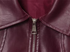 Cazadora bomber de polipiel Harper