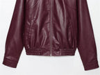 Cazadora bomber de polipiel Harper