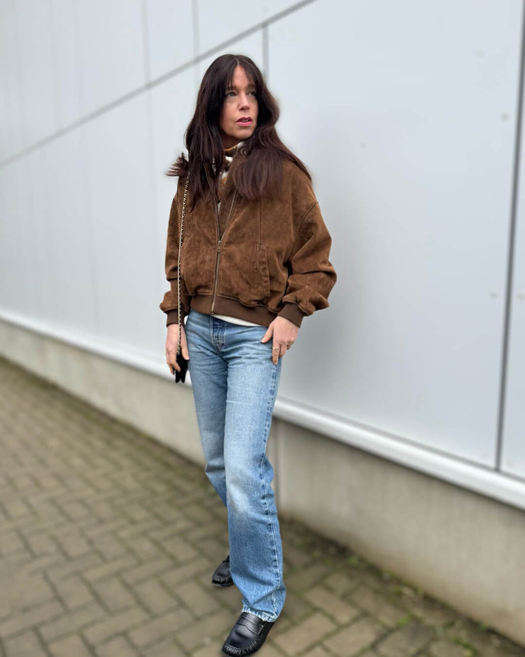Chaqueta Heather de ante sintético
