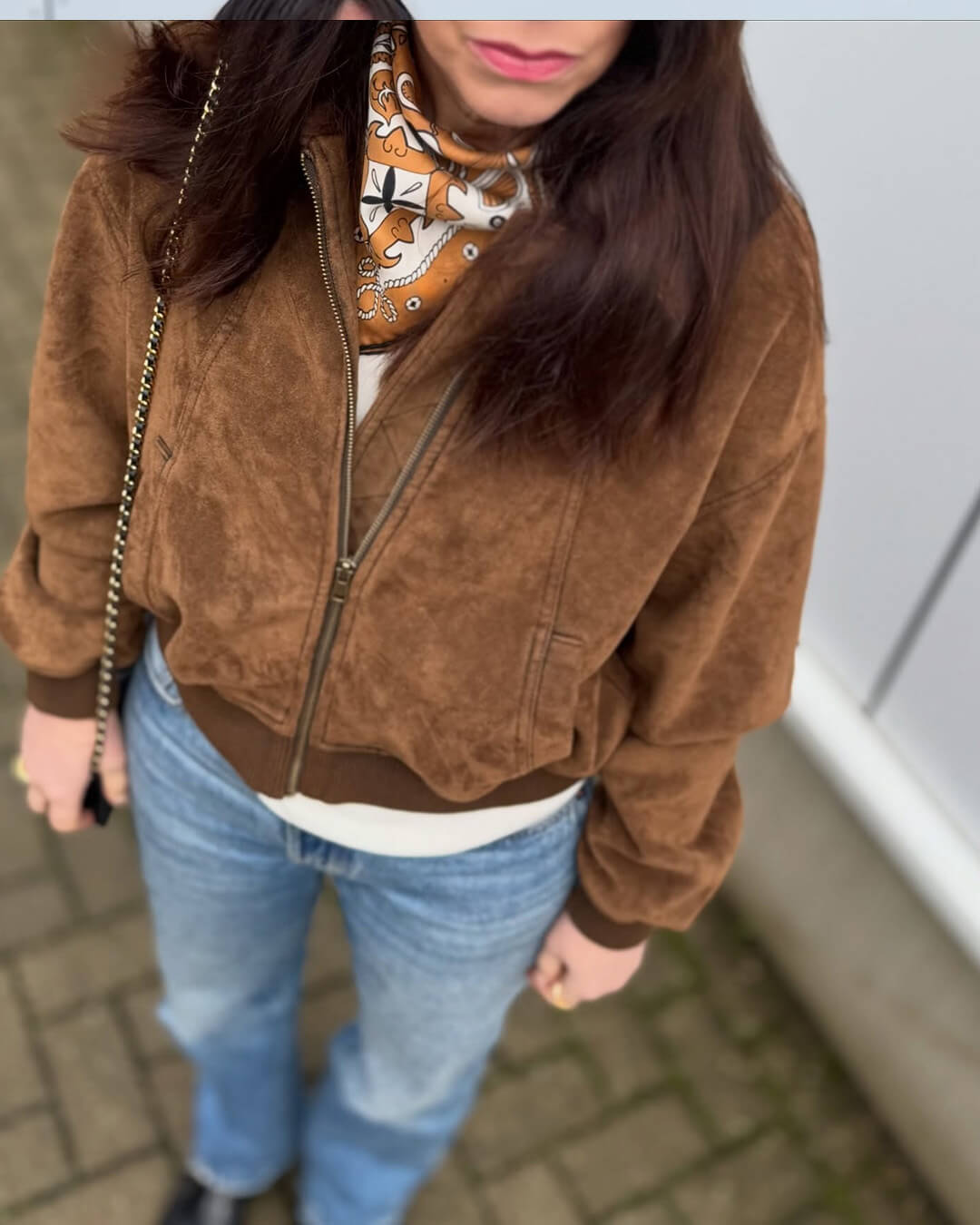 Chaqueta Heather de ante sintético