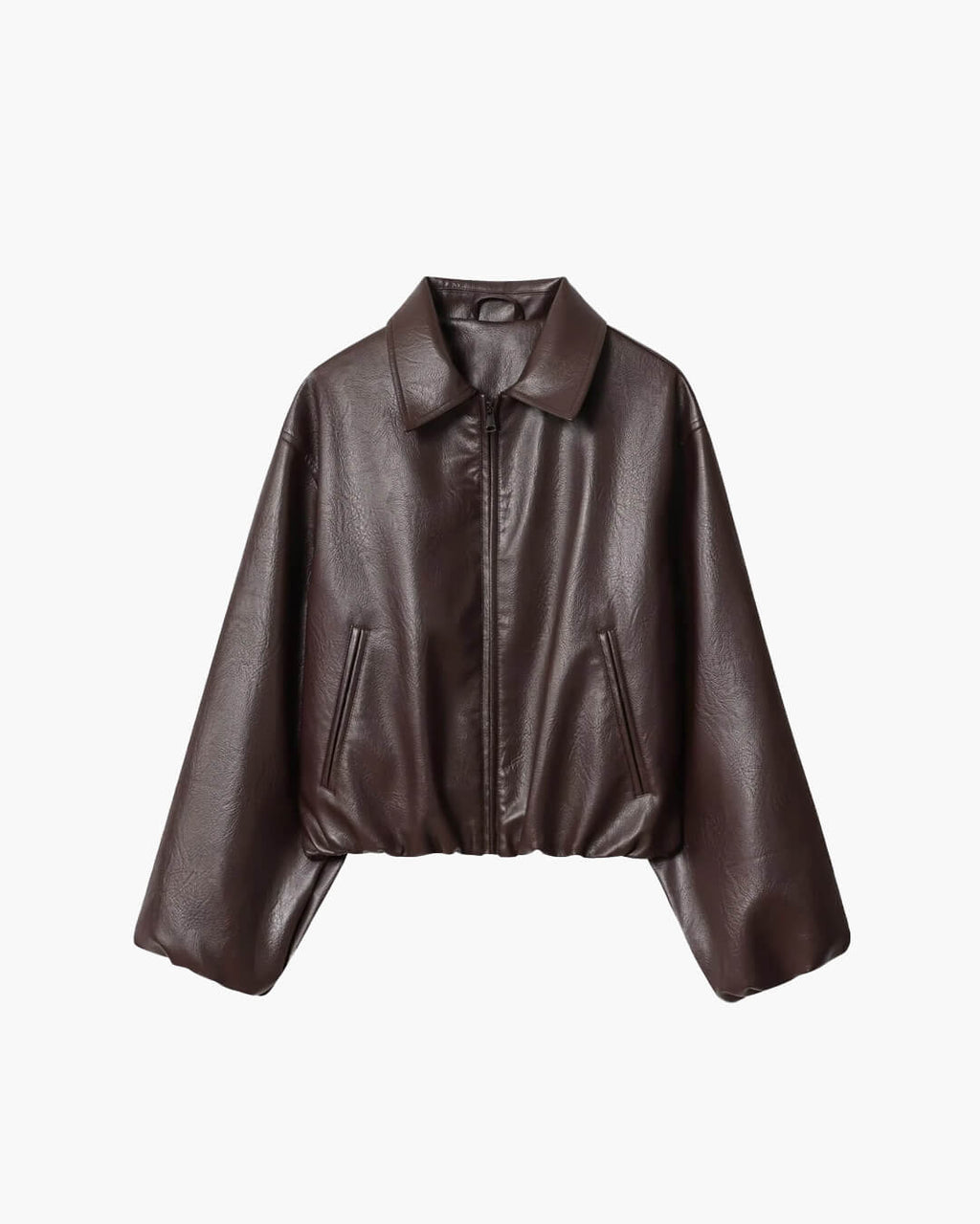 Chaqueta bomber de piel sintética Jenny