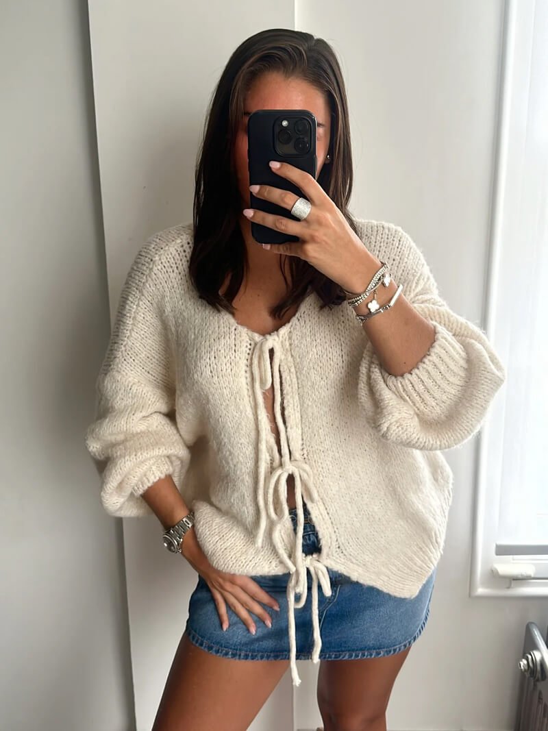 LOLA | Cárdigan de punto ligero con botones