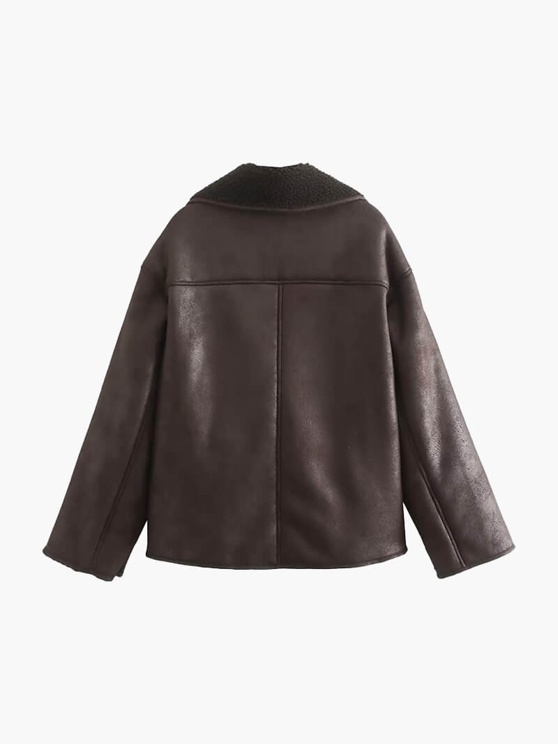 Chaqueta de piel sintética Laila
