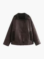 Chaqueta de piel sintética Laila