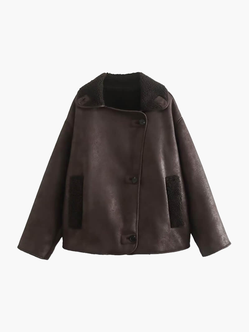 Chaqueta de piel sintética Laila