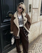 Chaqueta de cuero sintético Leona