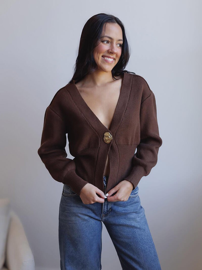 OCÉANE | Cárdigan de punto tipo chaqueta