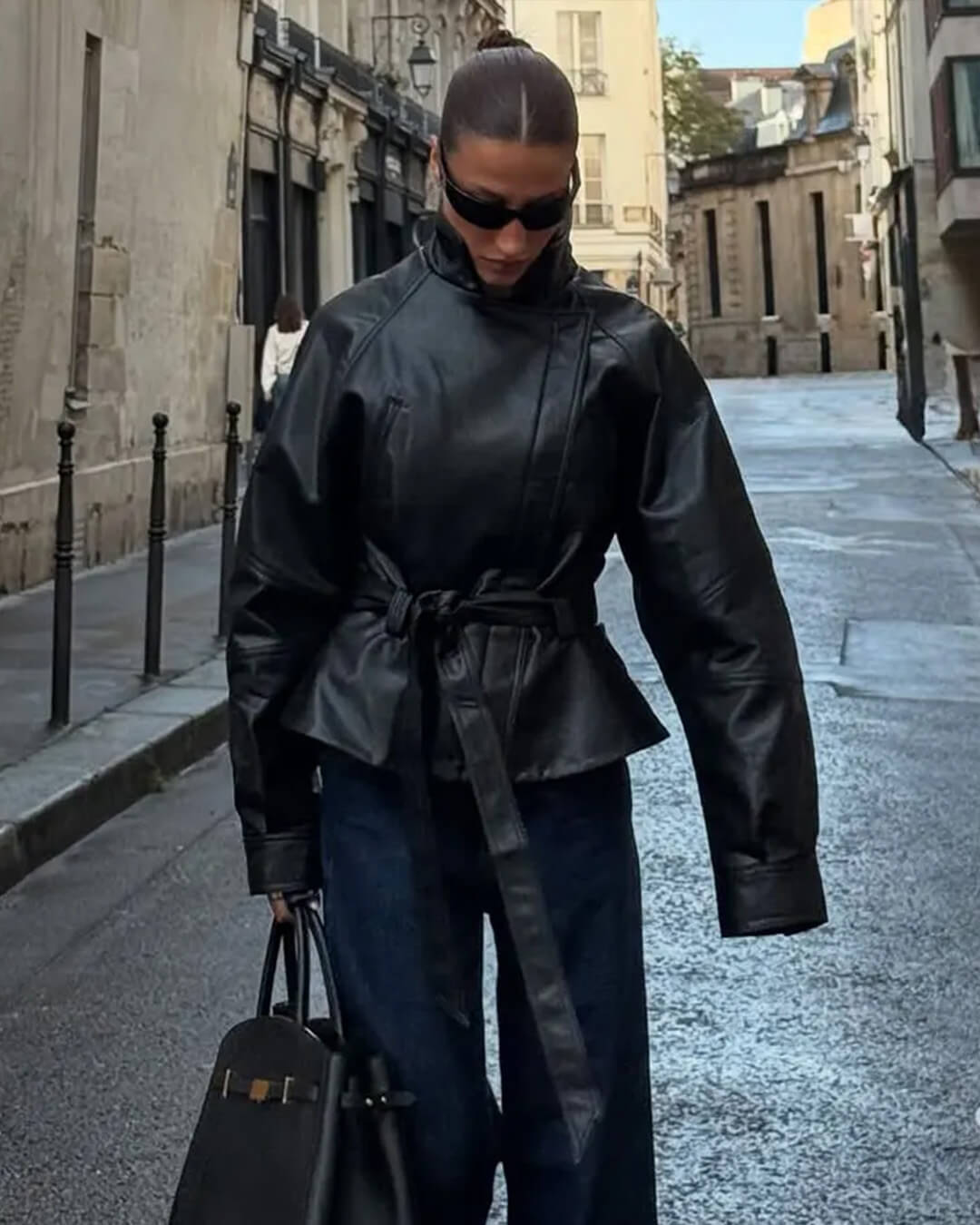 Chaqueta biker Maggie de polipiel