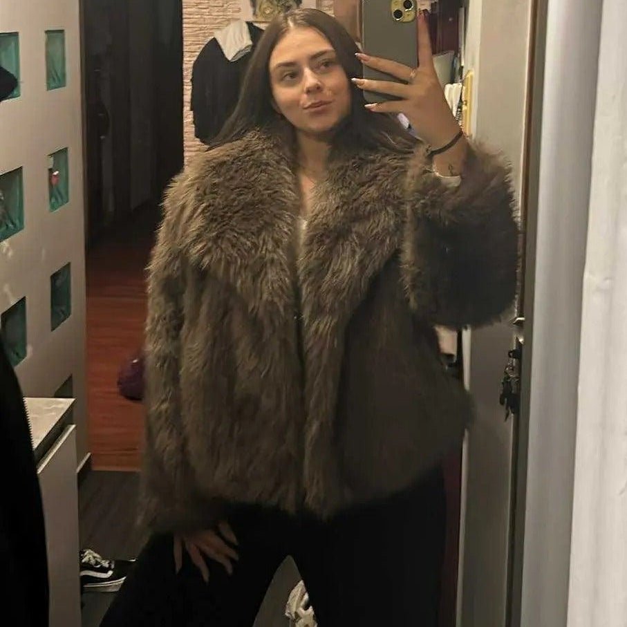 Chaqueta de piel sintética Mandy