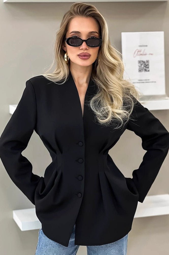 Blazer Margarita Plisado