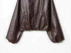 Chaqueta Marivic de polipiel con cremallera