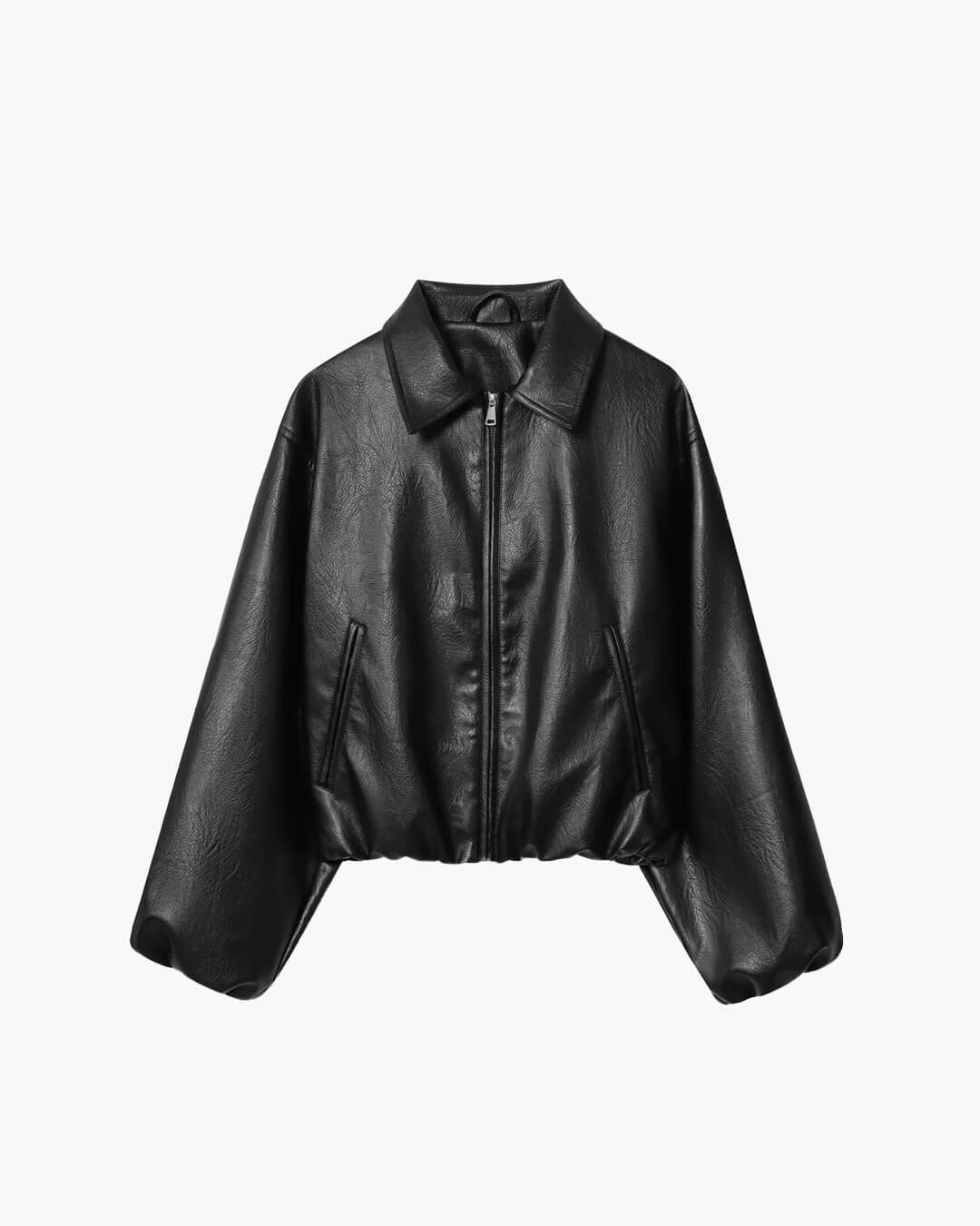 Chaqueta Marivic de polipiel con cremallera