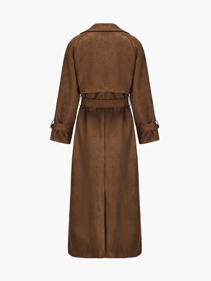 Gabardina Molly de ante sintético