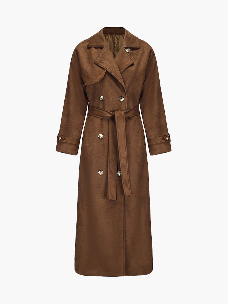 Gabardina Molly de ante sintético