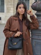 Gabardina Molly de ante sintético