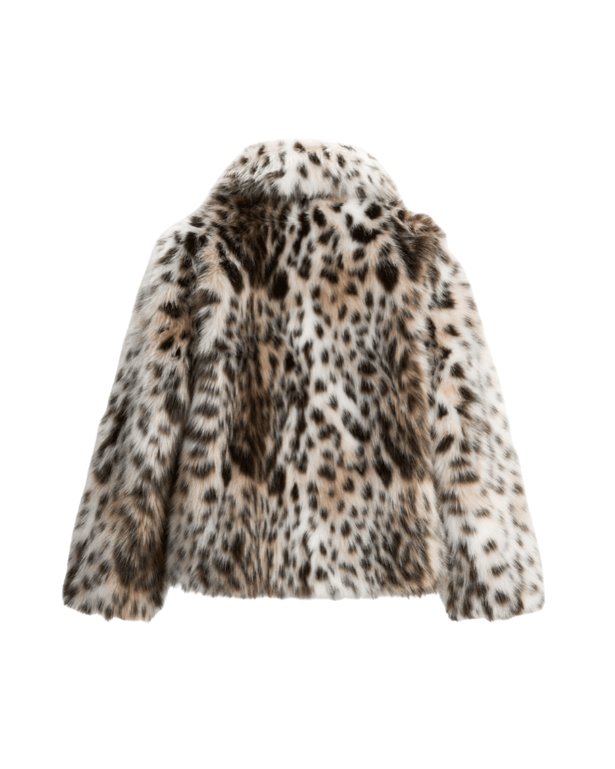 Abrigo de piel sintética de leopardo Nora