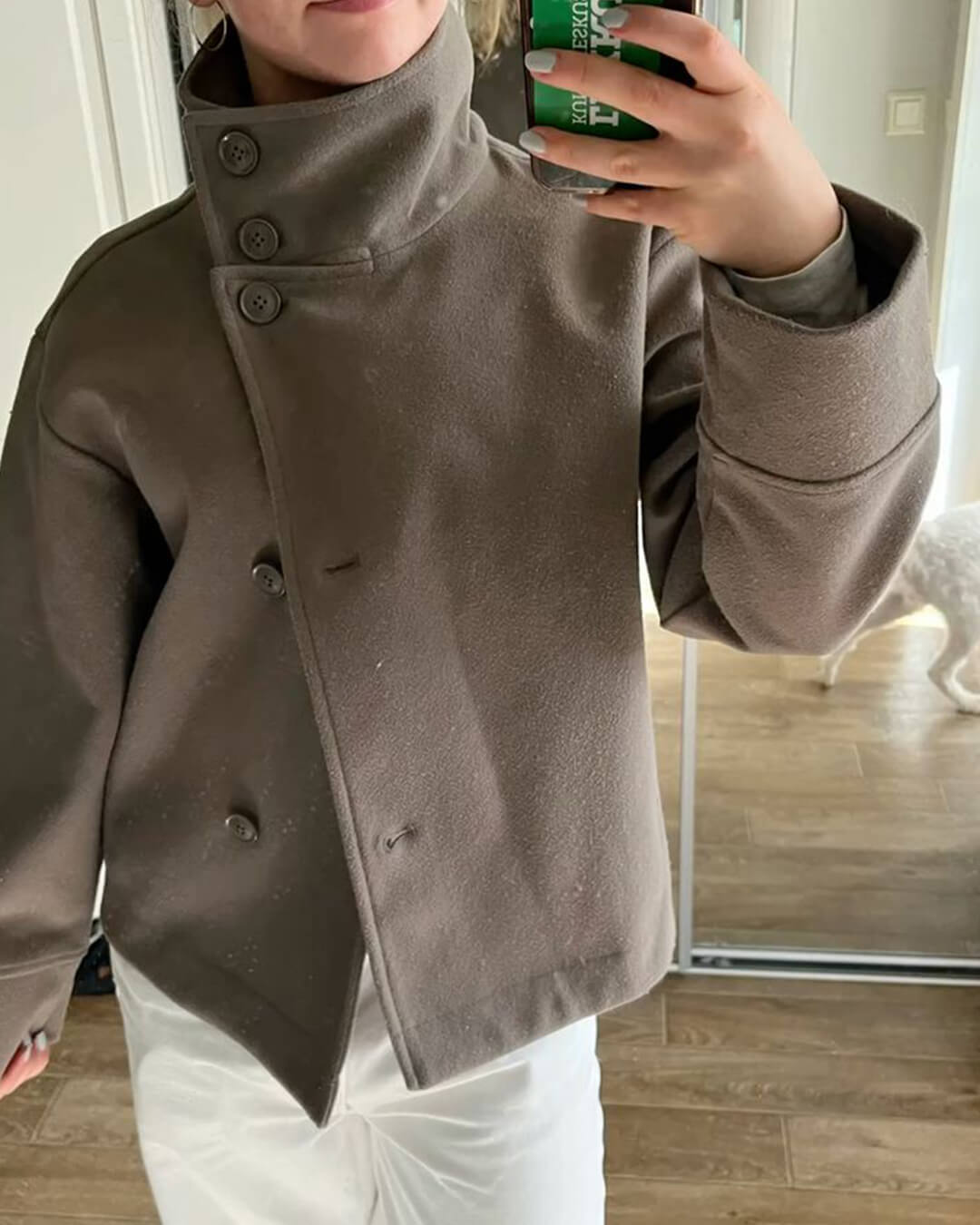 Chaqueta elegante Rosalia con cuello alto