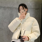 Chaqueta acolchada de piel sintética Samantha