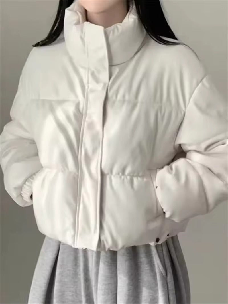 Chaqueta acolchada de piel sintética Samantha