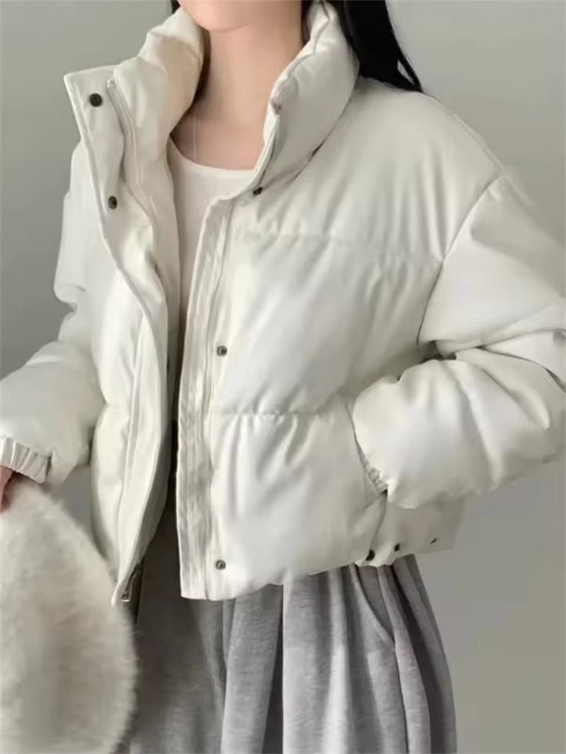 Chaqueta acolchada de piel sintética Samantha