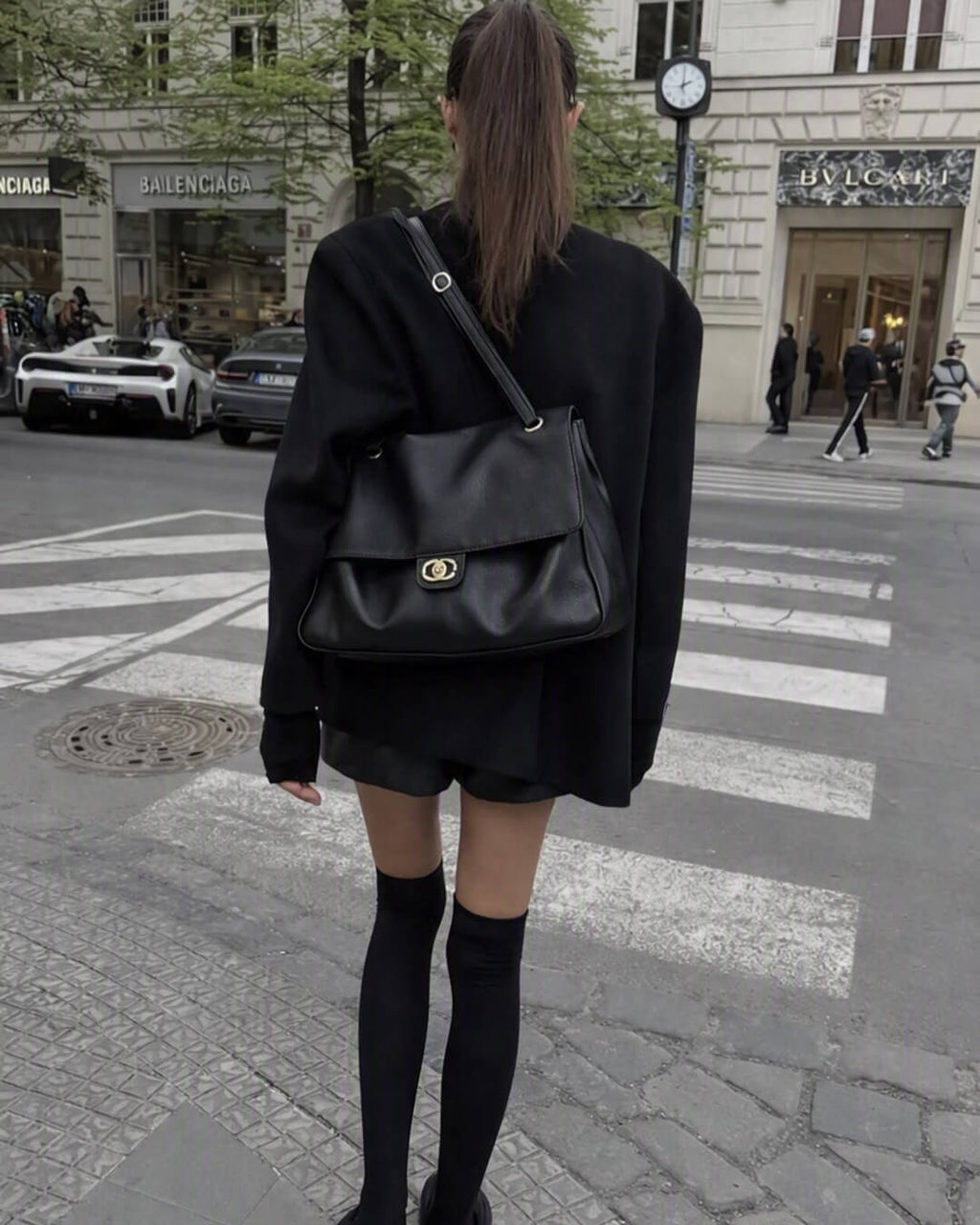 Bolso de solapa Josie con hebilla