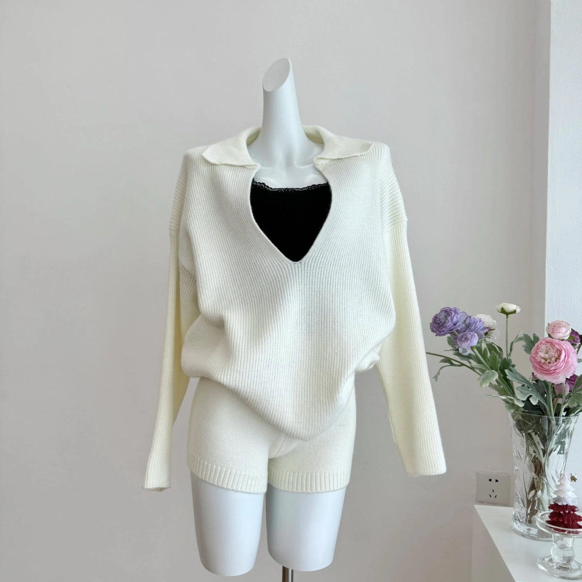 Conjunto de suéter Jeannette