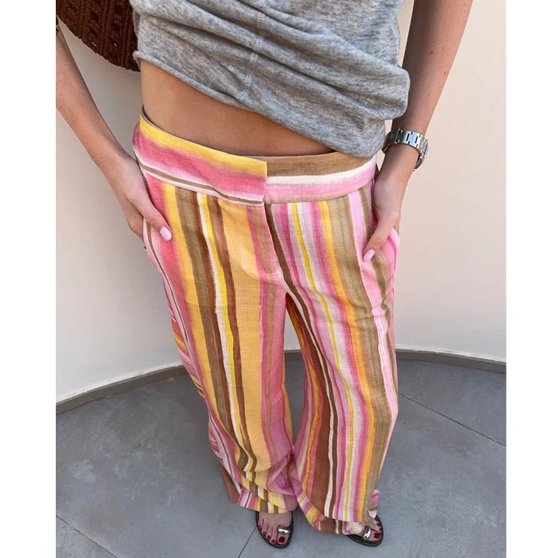 Pantalones palazzo de pierna ancha Anne