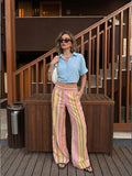 Pantalones palazzo de pierna ancha Anne