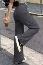 Bianca Pocket Cargo Straight Pants