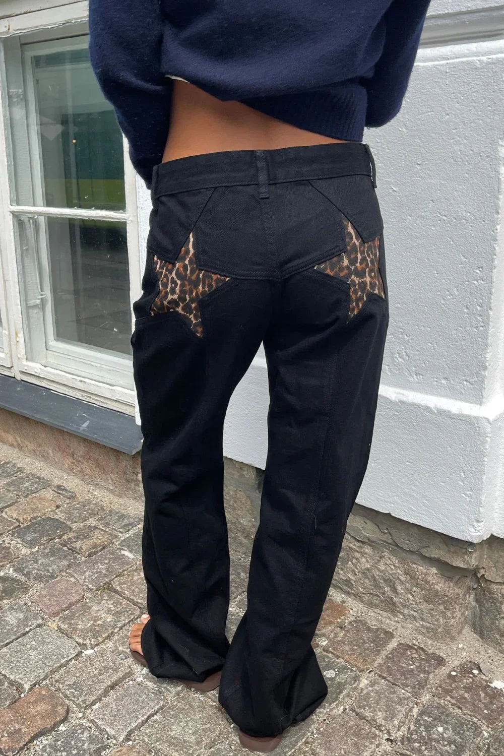 Jeans Charlize Star Patchwork Color-Block