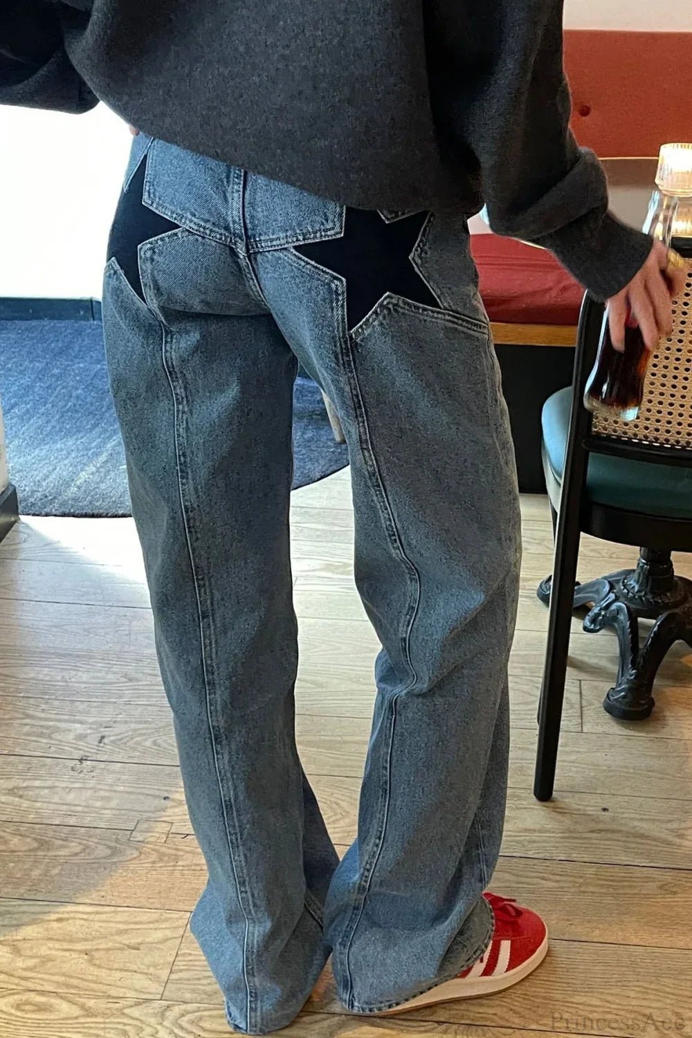 Jeans Charlize Star Patchwork Color-Block