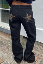 Jeans Charlize Star Patchwork Color-Block