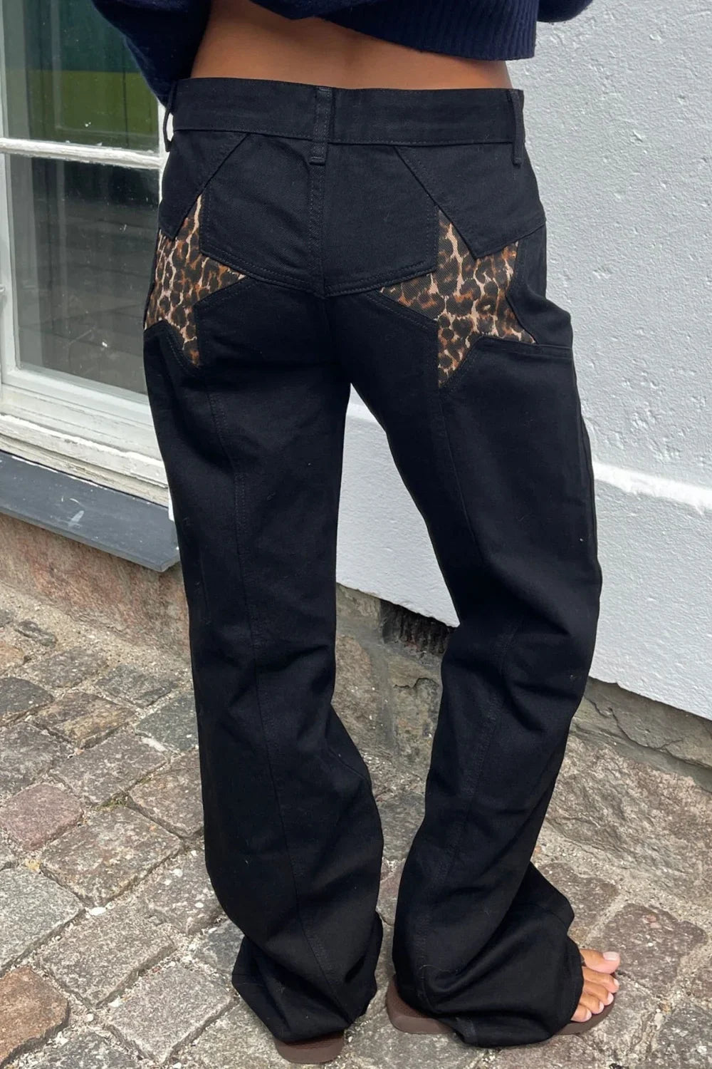 Jeans Charlize Star Patchwork Color-Block