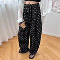 Pantalón ancho de lino con lunares Elizabeth