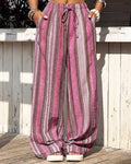Pantalones acampanados a rayas Emily