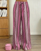Pantalones acampanados a rayas Emily