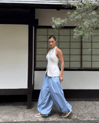 Kerry pantalones balloon de talle alto