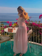 Aiselma Lace Chiffon Pant Set