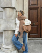 Bufanda de invierno con borlas Tanya