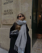 Bufanda de invierno con borlas Tanya