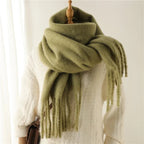 Bufanda de invierno con borlas Tanya
