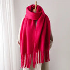 Bufanda de invierno con borlas Tanya