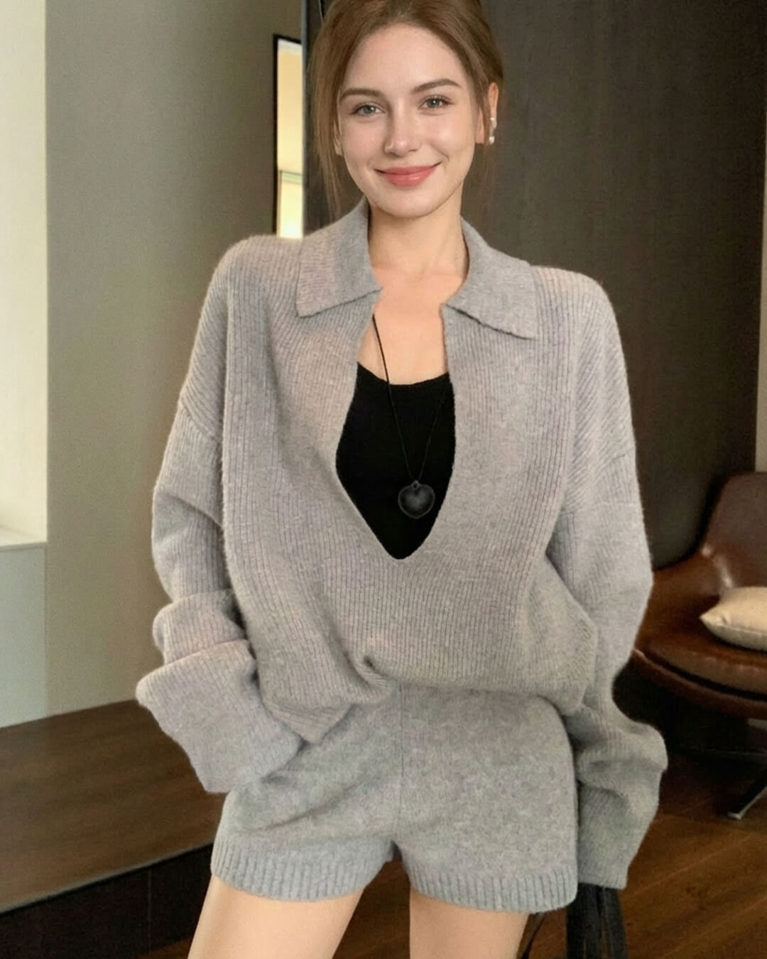 Conjunto de suéter Jeannette