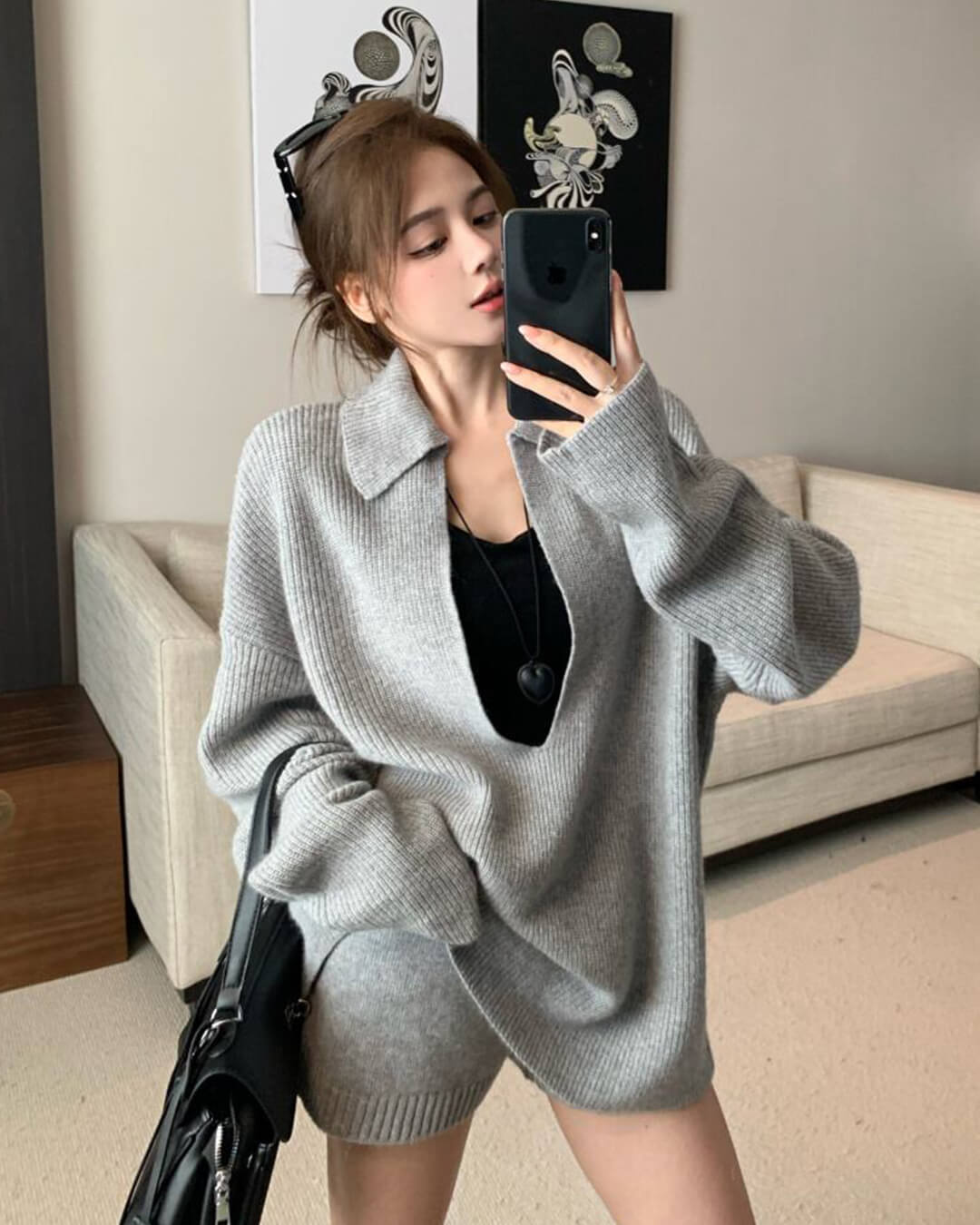 Conjunto de suéter Jeannette