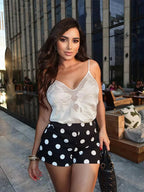 Shorts Mini de Lunares Evangeline