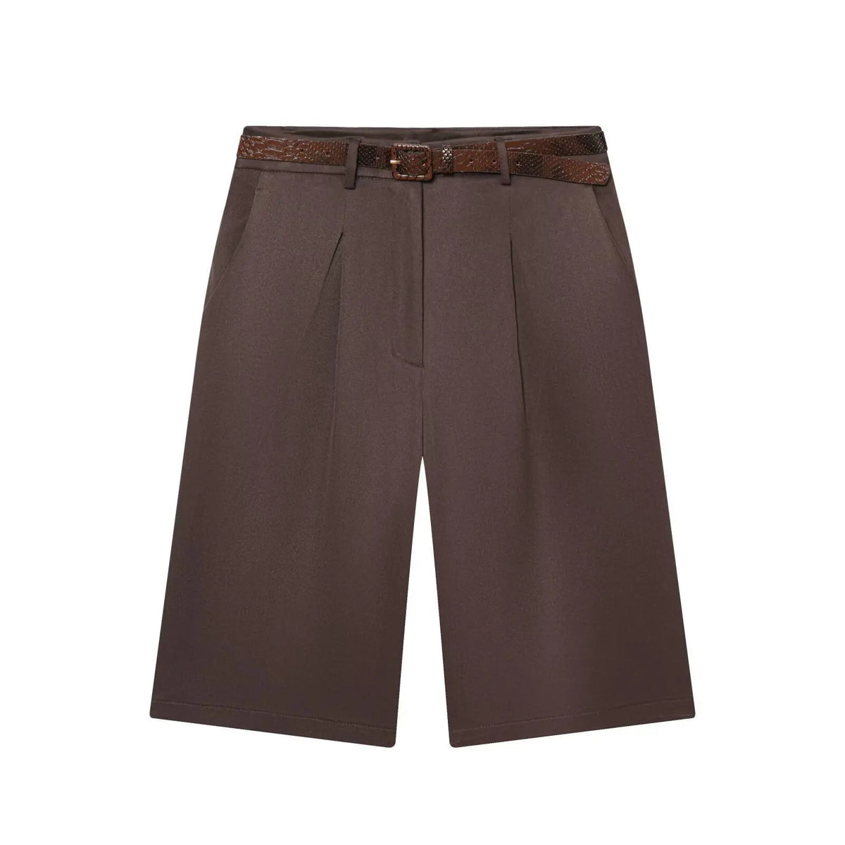 Bermudas de Talle Alto Florentine con Cinturón